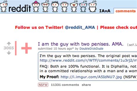 man with two penises|Man With 2 Penises: Reddit User Uploads Picture Of .